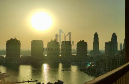 Apartment - 1 Bedroom - 2 Bathrooms for rent in East Porto Drive - Porto Arabia - The Pearl Island - Doha