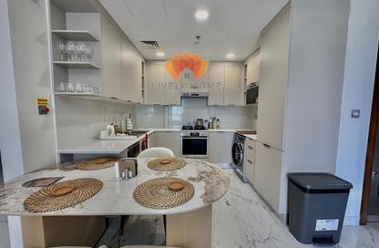 Apartment - 2 Bedrooms - 3 Bathrooms for rent in Lusail Marina Heights - Marina District - Lusail