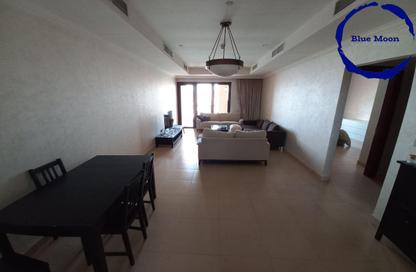 Apartment - 1 Bedroom - 2 Bathrooms for rent in East Porto Drive - Porto Arabia - The Pearl Island - Doha