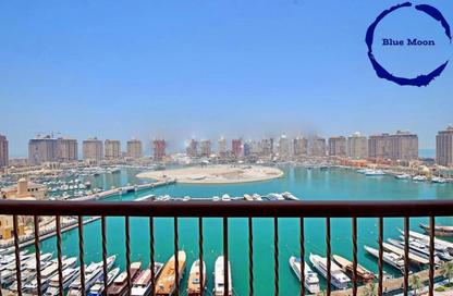 Apartment - 1 Bedroom - 2 Bathrooms for rent in East Porto Drive - Porto Arabia - The Pearl Island - Doha