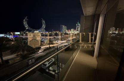 Apartment - 1 Bedroom - 2 Bathrooms for rent in Lusail Marina Heights - Marina District - Lusail
