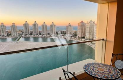Apartment - Studio - 1 Bathroom for rent in Viva East - Viva Bahriyah - The Pearl Island - Doha