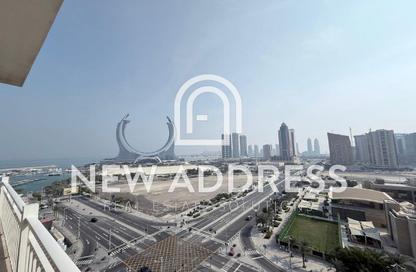 Apartment - 2 Bedrooms - 3 Bathrooms for rent in Lusail Marina Heights - Marina District - Lusail