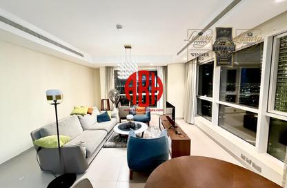 Apartment - 1 Bedroom - 2 Bathrooms for rent in Lusail Marina Heights - Marina District - Lusail