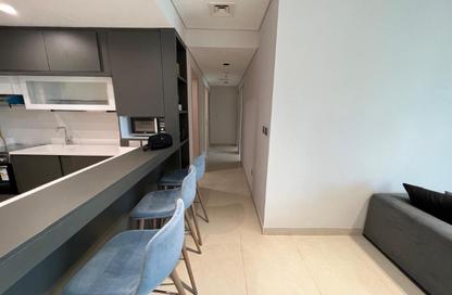 Apartment - 1 Bedroom - 2 Bathrooms for rent in Lusail Marina Heights - Marina District - Lusail Apartment - 1 Bedroom - 2 Bathrooms for rent in Lusail Marina Heights - Marina District - Lusail