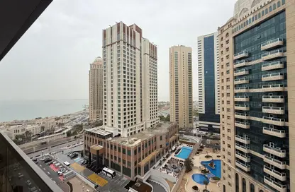 شقة - 3 غرف نوم - 4 حمامات للايجار في برج وست باي - الخليج الجنوبي - الخليج الغربي - الدوحة