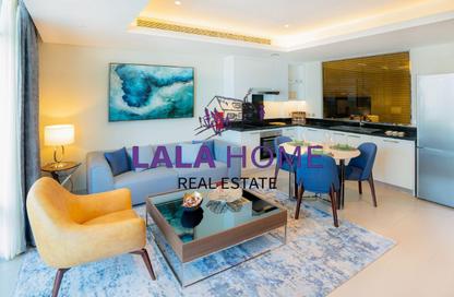Apartment - 1 Bedroom - 2 Bathrooms for rent in Abraj Bay - Abraj Quartiers - The Pearl Island - Doha