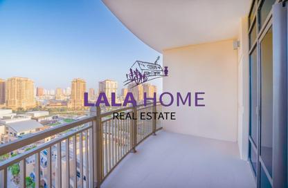Apartment - 1 Bedroom - 2 Bathrooms for rent in Abraj Bay - Abraj Quartiers - The Pearl Island - Doha