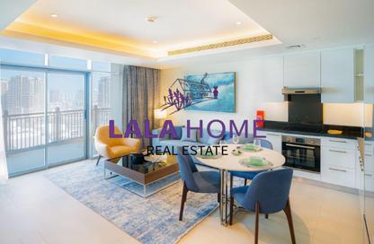 Apartment - 1 Bedroom - 2 Bathrooms for rent in Abraj Bay - Abraj Quartiers - The Pearl Island - Doha