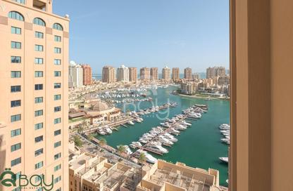 Apartment - 1 Bedroom - 2 Bathrooms for rent in East Porto Drive - Porto Arabia - The Pearl Island - Doha