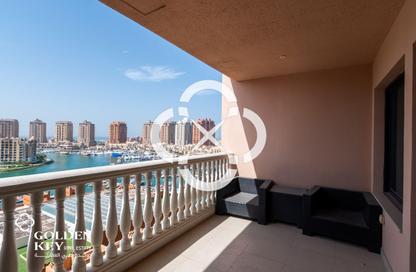 Apartment - 3 Bedrooms - 4 Bathrooms for rent in West Porto Drive - Porto Arabia - The Pearl Island - Doha