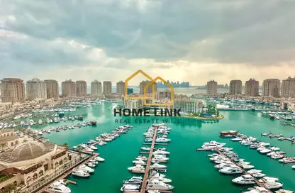 Apartment - Studio - 1 Bathroom for rent in East Porto Drive - Porto Arabia - The Pearl Island - Doha