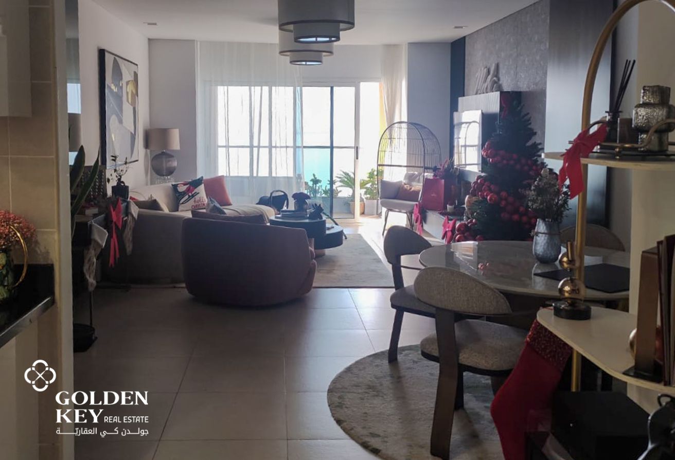 High-Floor 1BR | Panoramic Sea View – Viva Bahriya