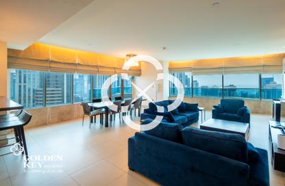 Apartment - 3 Bedrooms - 4 Bathrooms for rent in West Bay Tower - West Bay - West Bay - Doha