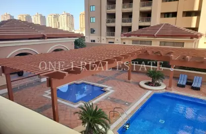 Apartment - 1 Bedroom - 2 Bathrooms for rent in Porto Arabia Townhouses - Porto Arabia - The Pearl Island - Doha