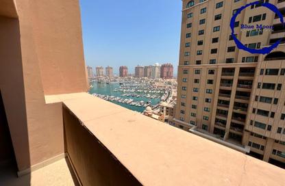 Apartment - 1 Bedroom - 2 Bathrooms for rent in West Porto Drive - Porto Arabia - The Pearl Island - Doha
