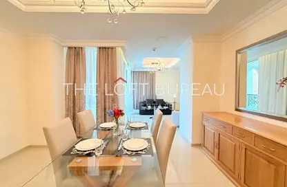 شقة - 2 غرف نوم - 3 حمامات للايجار في فيفا غرب - فيفا بحرية - جزيرة اللؤلؤة - الدوحة