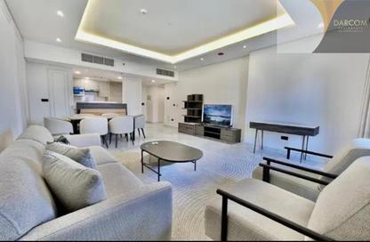 Apartment - 2 Bedrooms - 3 Bathrooms for rent in Lusail Marina Heights - Marina District - Lusail Apartment - 2 Bedrooms - 3 Bathrooms for rent in Lusail Marina Heights - Marina District - Lusail