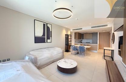 Apartment - 1 Bedroom - 2 Bathrooms for rent in Lusail Marina Heights - Marina District - Lusail