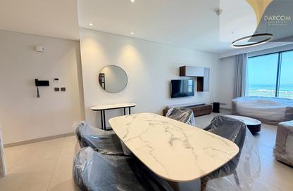 Apartment - 1 Bedroom - 2 Bathrooms for rent in Lusail Marina Heights - Marina District - Lusail
