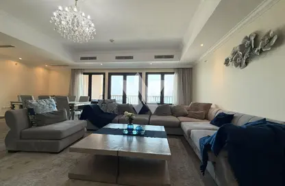 Apartment - 3 Bedrooms - 3 Bathrooms for rent in East Porto Drive - Porto Arabia - The Pearl Island - Doha Apartment - 3 Bedrooms - 3 Bathrooms for rent in East Porto Drive - Porto Arabia - The Pearl Island - Doha