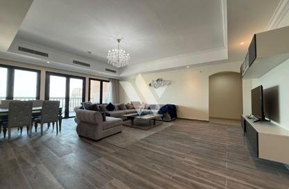 Apartment - 3 - 3 for rent in East Porto Drive - Porto Arabia - The Pearl Island - Doha Apartment - 3 - 3 for rent in East Porto Drive - Porto Arabia - The Pearl Island - Doha