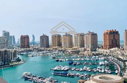Apartment - 1 Bedroom - 2 Bathrooms for rent in West Porto Drive - Porto Arabia - The Pearl Island - Doha