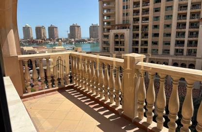 Apartment - 1 Bedroom - 2 Bathrooms for rent in East Porto Drive - Porto Arabia - The Pearl Island - Doha