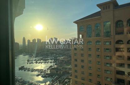 Apartment - 1 Bedroom - 2 Bathrooms for rent in West Porto Drive - Porto Arabia - The Pearl Island - Doha