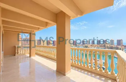 Apartment - 3 Bedrooms - 4 Bathrooms for rent in West Porto Drive - Porto Arabia - The Pearl Island - Doha
