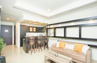 Apartment - Studio - 1 Bathroom for rent in East Porto Drive - Porto Arabia - The Pearl Island - Doha