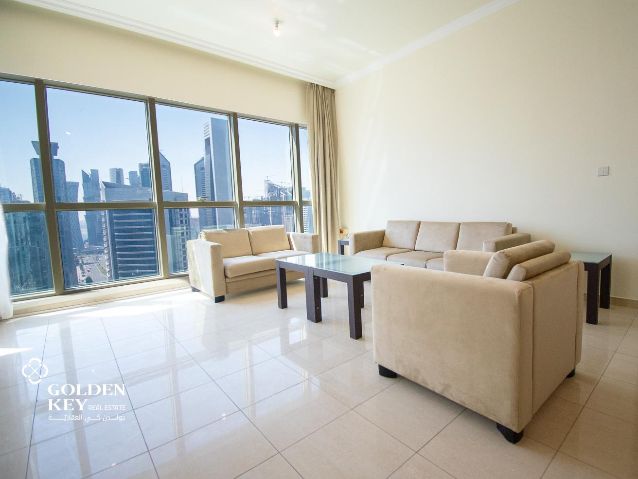 +1 Month Grace | Qatar Cool Included | FF - 2BR