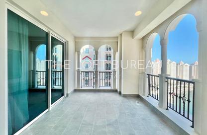 Apartment - 2 Bedrooms - 3 Bathrooms for rent in Viva Central - Viva Bahriyah - The Pearl Island - Doha