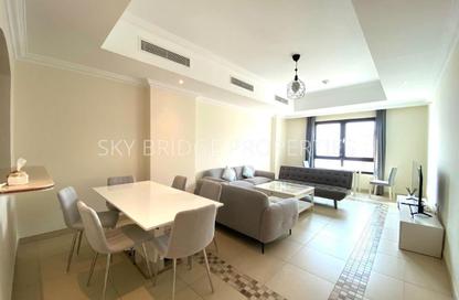 Apartment - 1 Bedroom - 2 Bathrooms for rent in West Porto Drive - Porto Arabia - The Pearl Island - Doha