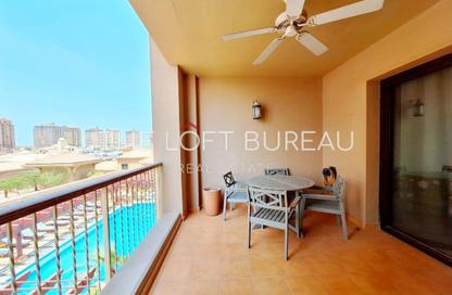 Apartment - 1 Bedroom - 2 Bathrooms for rent in East Porto Drive - Porto Arabia - The Pearl Island - Doha