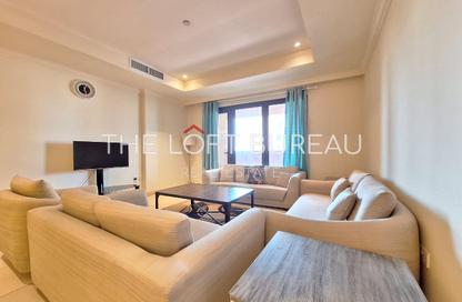 Apartment - 1 Bedroom - 2 Bathrooms for rent in East Porto Drive - Porto Arabia - The Pearl Island - Doha