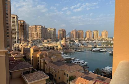 Apartment - 1 Bedroom - 2 Bathrooms for rent in East Porto Drive - Porto Arabia - The Pearl Island - Doha