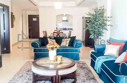 شقة - غرفة نوم - 2 حمامات للايجار في طريق بورتو الغربي - بورتو أرابيا - جزيرة اللؤلؤة - الدوحة