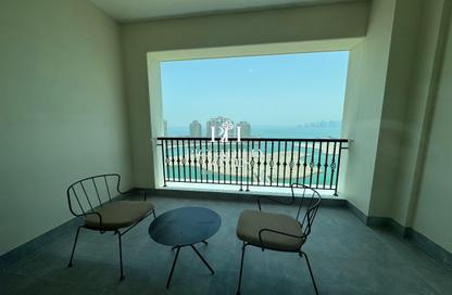 Apartment - Studio - 1 Bathroom for rent in Viva West - Viva Bahriyah - The Pearl Island - Doha