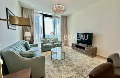 Apartment - 2 Bedrooms - 3 Bathrooms for rent in Lusail Marina Heights - Marina District - Lusail