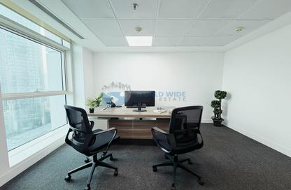 Office Space - Studio - 4 Bathrooms for rent in Al Jazeera Tower - West Bay - West Bay - Doha