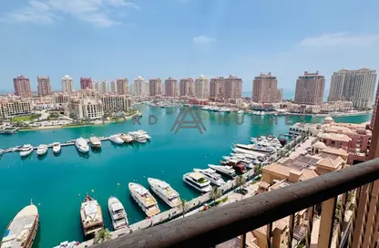 Apartment - 1 Bedroom - 1 Bathroom for rent in Tower 4 - Porto Arabia - The Pearl Island - Doha