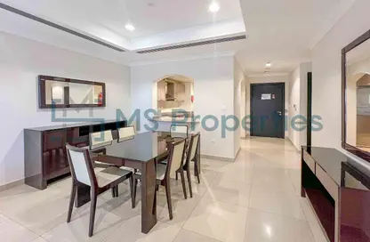 شقة - غرفة نوم - 2 حمامات للايجار في طريق بورتو الغربي - بورتو أرابيا - جزيرة اللؤلؤة - الدوحة