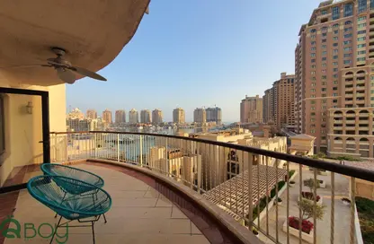 شقة - 2 غرف نوم - 3 حمامات للبيع في طريق بورتو الغربي - بورتو أرابيا - جزيرة اللؤلؤة - الدوحة