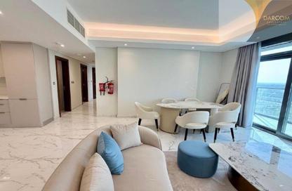 Apartment - 2 Bedrooms - 3 Bathrooms for rent in Lusail Marina Heights - Marina District - Lusail