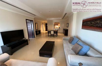 Apartment - 1 Bedroom - 2 Bathrooms for rent in Tower 15 - Porto Arabia - The Pearl Island - Doha
