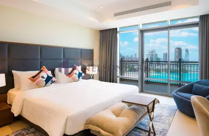 Apartment - 2 Bedrooms - 2 Bathrooms for rent in Abraj Bay - Abraj Quartiers - The Pearl Island - Doha