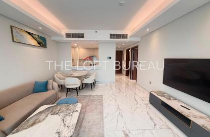 Apartment - 1 Bedroom - 2 Bathrooms for rent in Marina Tower 23 - Marina District - Lusail