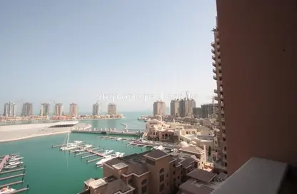 Apartment - 2 Bedrooms - 3 Bathrooms for rent in East Porto Drive - Porto Arabia - The Pearl Island - Doha