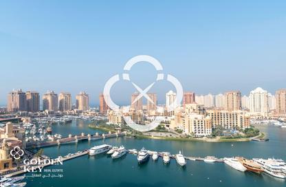 Apartment - 1 Bedroom - 2 Bathrooms for rent in One Porto Arabia - Porto Arabia - The Pearl Island - Doha